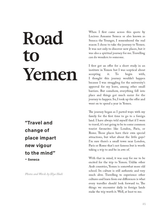 Road to Yemen