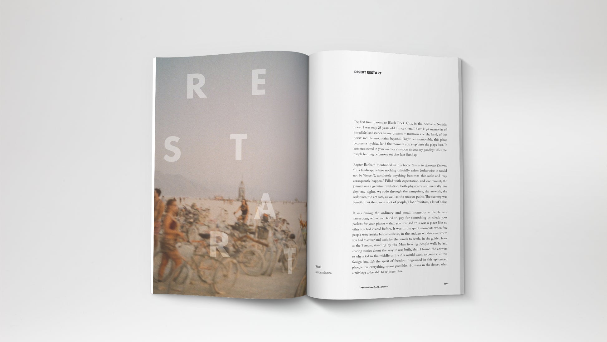 A travel magazine based in Kuala Lumpur Malaysia. Story from Burning Man experience in Nevada.