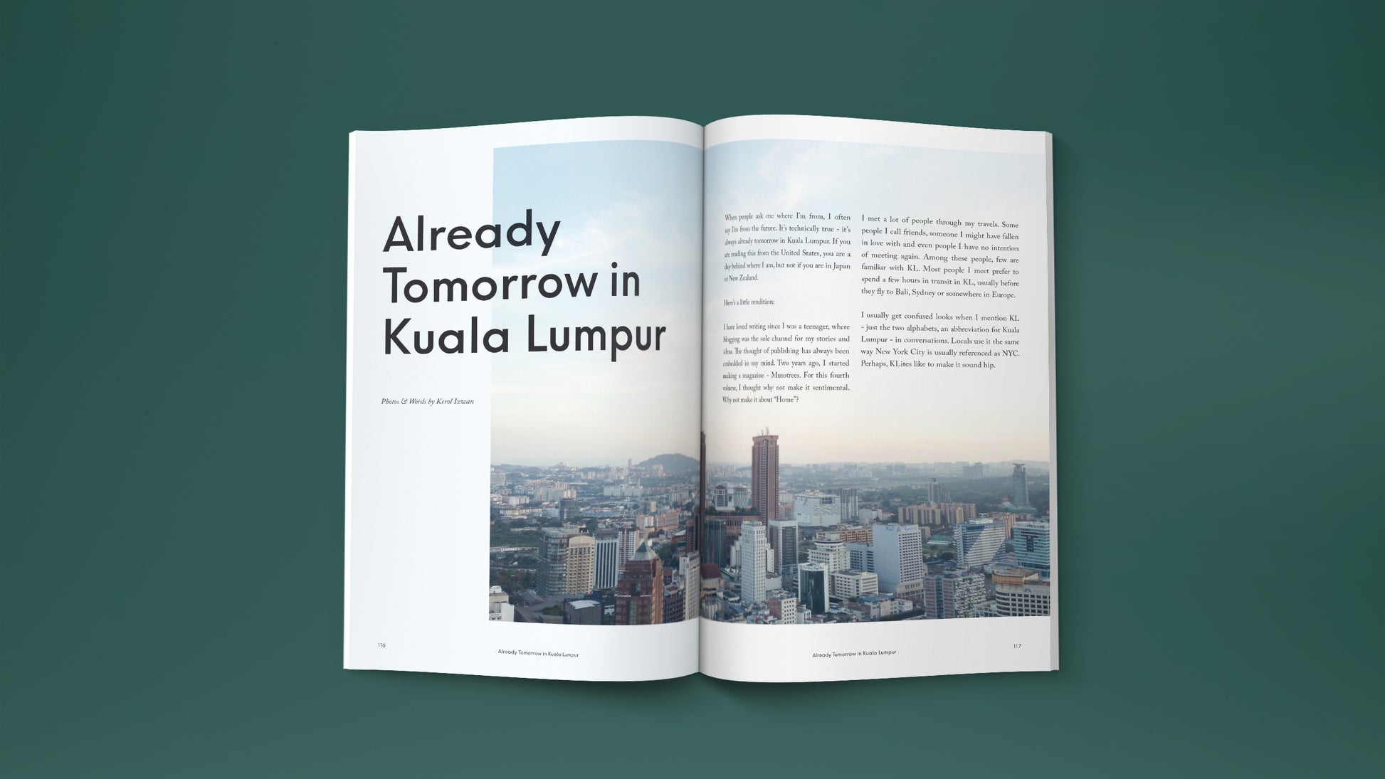 travel magazine in Malaysia. story about Kuala Lumpur. mobile photography series by Kerol Izwan