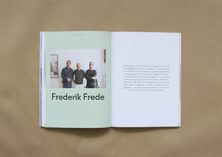travel magazine with clean and minimal design. travel magazine published in Malaysia. Photography by Robert Rieger Berlin photographer at Freunde von Freunden. interview with Frederik Frede