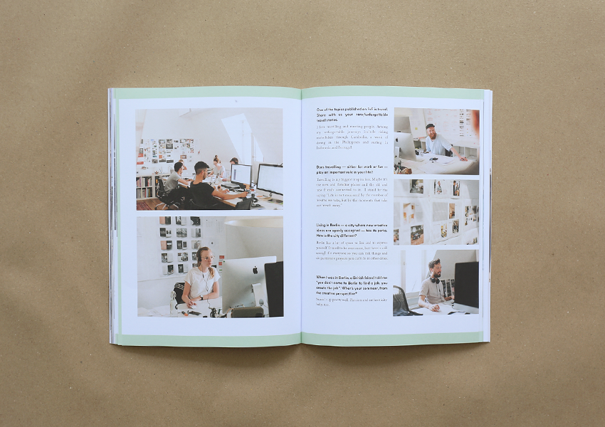 travel magazine with clean and minimal design. travel magazine published in Malaysia. Photography by Robert Rieger Berlin photographer at Freunde von Freunden. interview with Frederik Frede