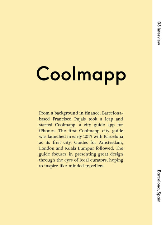Interview in Barcelona: Francisco Pujals, Founder of Coolmapp.