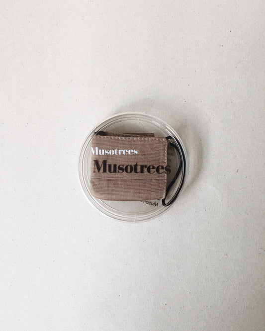 Face Mask Musotrees: Brownstone