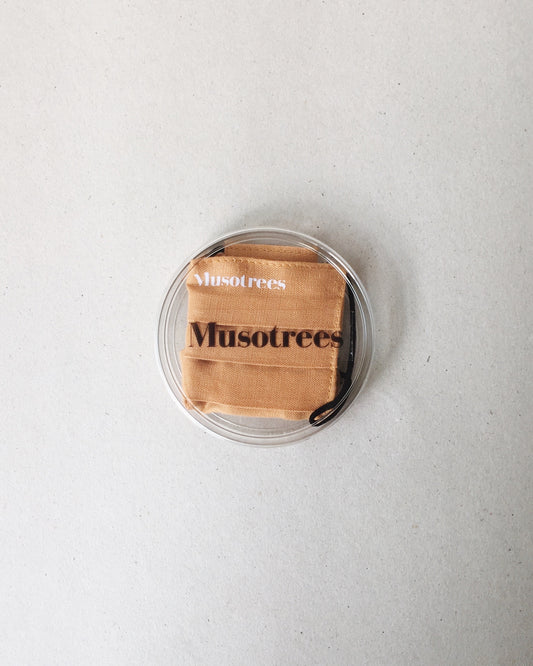 Face Mask Musotrees: Tangerine