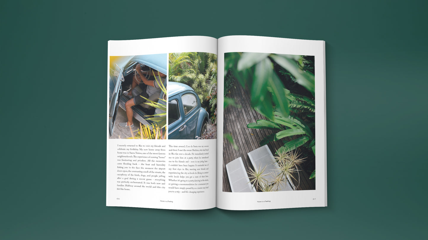 travel magazine and home lifestyle. story about minimal interior design 