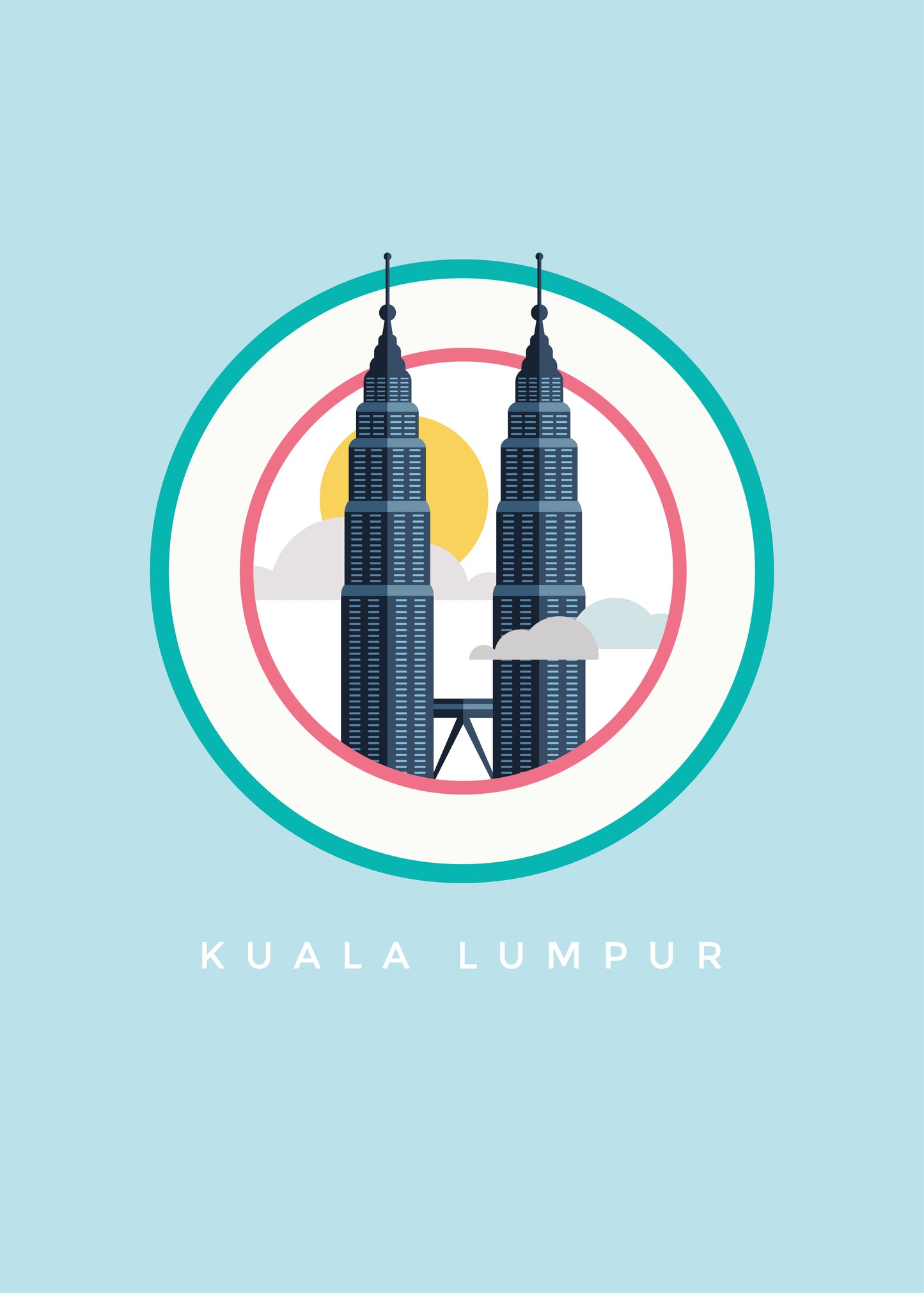 Cloudy KLCC Poster